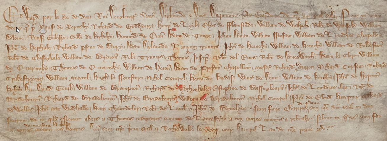 coterel chancery warrant pardon